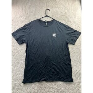 Home Depot Men's Black Large Cotton Crew Neck T-Shirt